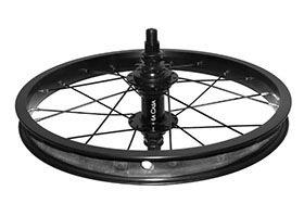 Rear Wheel - Single Wall 16'' - Black